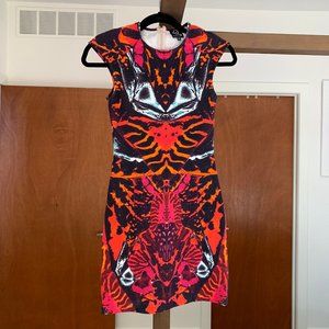 Alexander McQueen Kaleidoscope Bodycon Dress - XS